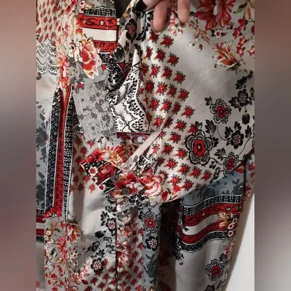 Denim 24/7 silky button down blouse - Picture 3 of 6